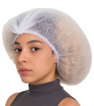 TOUCA DESCARTÁVEL CABELOS VOLUMOSOS – 50 UNID - BRANCA