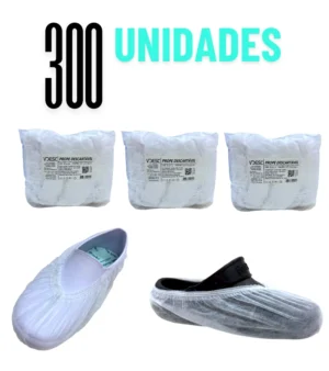 PROPE (SAPATILHA) DESCARTÁVEL TNT - BRANCO - 300 UNIDADES